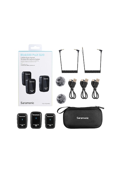 Saramonic Blink500 Prox Q20 Kablosuz İkili Mikrofon
