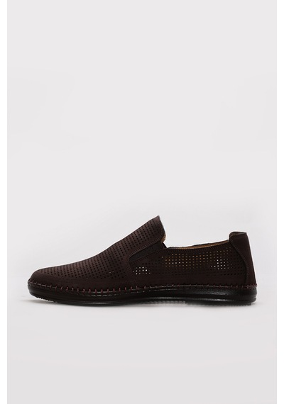 FAST STEP Hakiki Deri Erkek Casual Ayakkabı 126ma803 Kahverengi