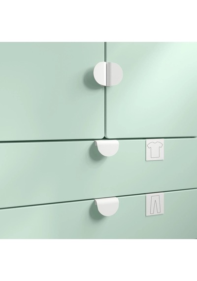 Ikea Latmask 2'li Mobilya Kulpu 60 Mm Beyaz