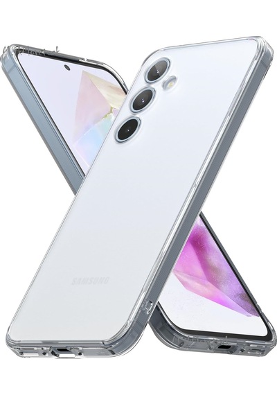 Samsung Galaxy Uyumlu M15 Kılıf 3d Kamera Korumalı Şeffaf Silikon Kapak