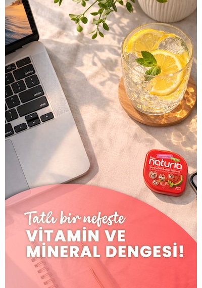 Karpuz Ve Çilek Aromalı Şekersiz Şekerleme