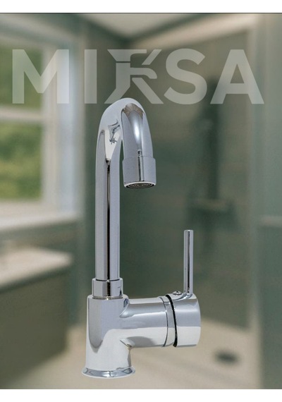 Armut Köşe Borulu Banyo Lavabo Bataryası Çeşmesi Musluğu Çift Su Girişli Krom