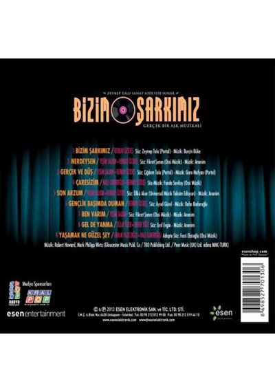 Bizim Şarkımız CD