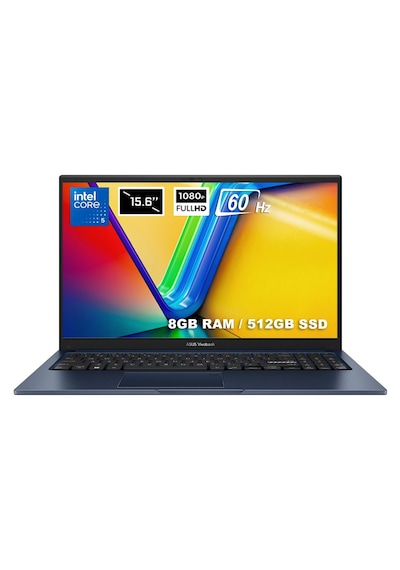 Asus VivoBook 15 X1504VA-BQ5386 Core 5-120U 8 GB 512 GB SSD 15.6" Free Dos Dizüstü Bilgisayar