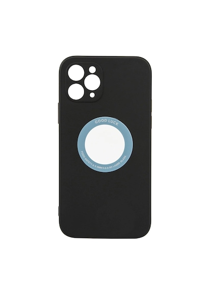 Ithınk Apple Uyumlu iPhone 13 Pro Goodluck Logo Korumalı Kapak Siyah