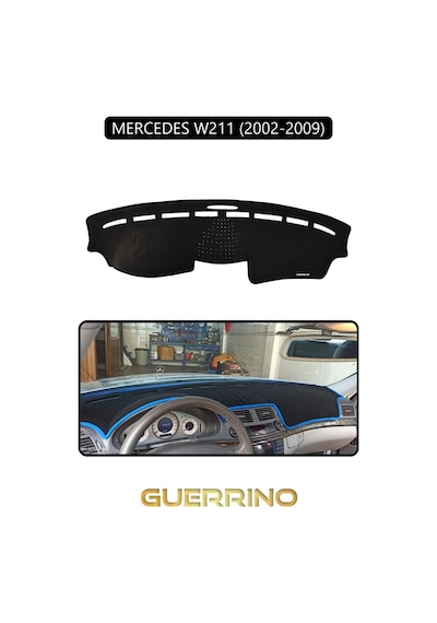 Mercedes W211 2002-2009torpido Koruma Halısı Siyah Kenar