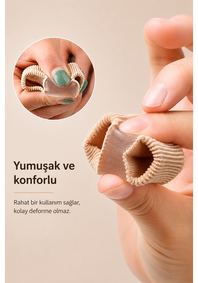 Ayak Baş Parmak Eğriliği Düzeltici Silikon Koruyucu 1 Adet
