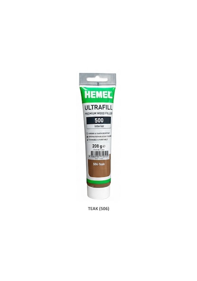 Hemel Ultrafill Interior 500 Ahşap Tamir Ve Dolgu Macunu Teak 506 200 G