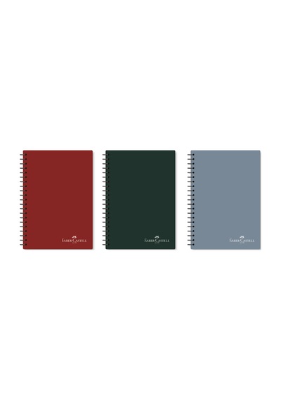 Pp Kapak,koyu Renkler Defter, 80 Yaprak,çizgili,400 Mikron,70 Gr Kağıt,siyah Spiral Çok Renkli