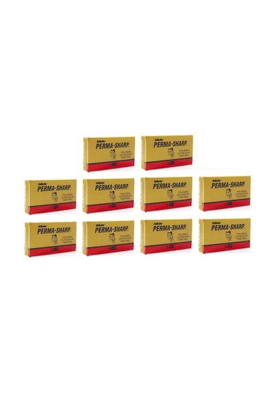 Gillette Permasharp Jilet 10 x 5'li Paket