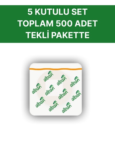 Enjeksıyon Flaster 22mm 500 Adet 5 Li Paket