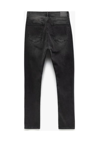 Koton Normal Bel Pamuklu Slim Fit Jean Pantolon - Brad Jean Antrasit