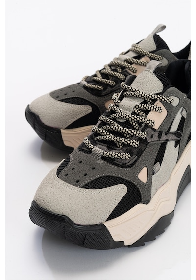 Luvishoes Lecce Buz-siyah Kadın Spor Ayakkabı Buz - Siyah