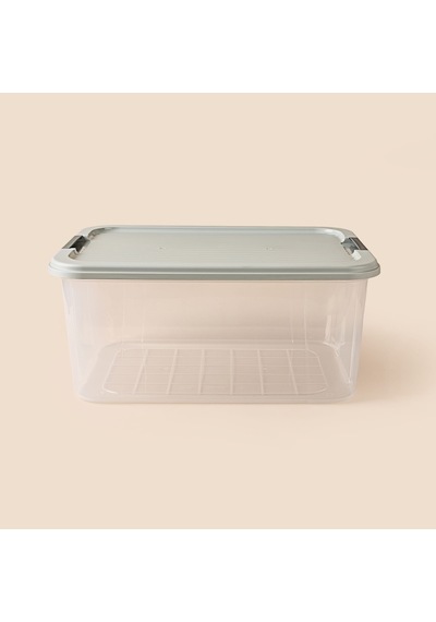 Living Agata Organizer Kutu - Şeffaf - 27,5 Lt Çok Renkli