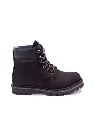 Hammer Jack 10216600 Siyah Ortopedik Günlük Unisex Deri Bot 001