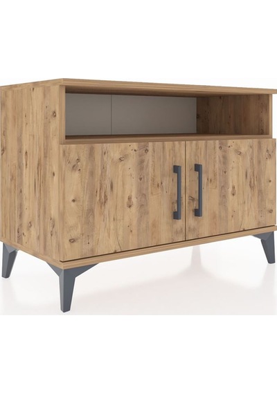 Hyperion Şifonyer 2 Raflı 2 Kapaklı 88x44x64 Çam-çam Çam
