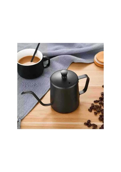 Barista Kahve Demleme İbriği Kahve Cezvesi Mini Slim Kettle 600 Ml Kapaklı Mkk-60 Diğer