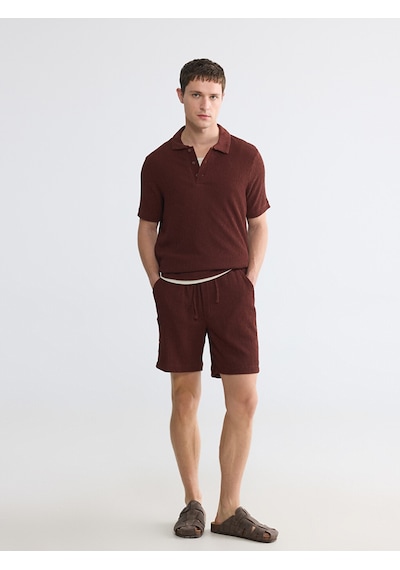 Lc Waikiki Lc Waıkıkı Bordo Regular Fit Erkek Şort