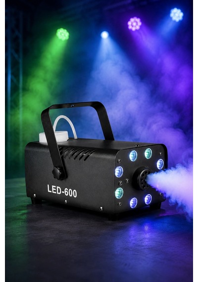 Hepu Fm03 Led Sis Makinası 600w Rgb Led Işıklı Uzaktan Kumandalı Sahne Efekt Cihazı