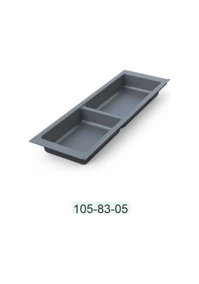 Mesan Traybond 157mm 2 Bölme Antrasit Kaşıklık 105-83-05-309 Çok Renkli