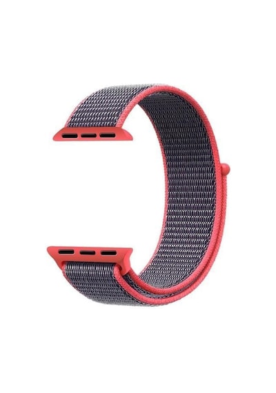 Microsonic Apple Uyumlu  Watch Ultra Hasırlı Kordon Woven Sport Loop