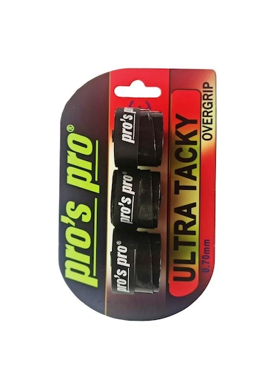 Pros Pro Ultra Tacky 3lü Overgrip Siyah G305b Siyah