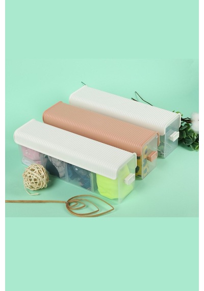 Tekli Çok Amaçlı Dolap/çekmece Içi Düzenleyici - Sürgülü Kutu-pembe Plastik 30 X 10 Pembe Tr Diğer