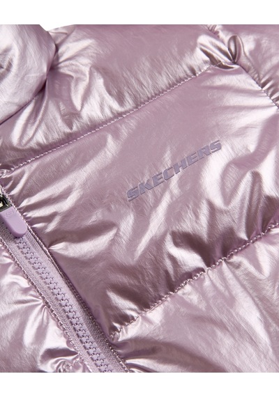 Skechers G Puffer Shiny Jacket Büyük Kız Çocuk Lila Mont Sk2620098-0258 Mor