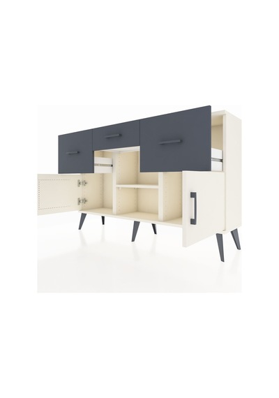Arges Konsol Tek Raflı 3 Çekmeceli 3 Kapaklı 132x30x83 Aytaşı-aytaşı/antrasit Aytaşı/antrasit Arges Konsol Tek Raflı 3 Çekmeceli 3 Kapaklı 132x30x83 Aytaşı-aytaşı/antrasit Aytaşı/antrasit