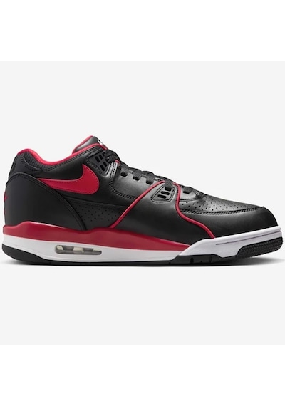 Nike Air Flight '89 Low Black Red Leather Basketball Shoes Hakiki Deri Basketbol Ayakkabısı Siyah Kırmızı Nike Air Flight '89 Low Black Red Leather Basketball Shoes Hakiki Deri Basketbol Ayakkabısı Siyah Kırmızı