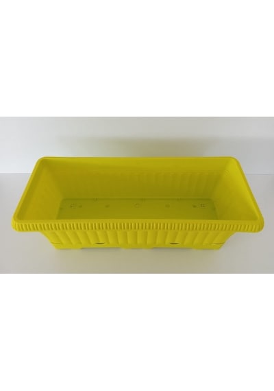 Balkon Saksı 5,7 Lt Fıstık Yeşil Renk Çiçek Saksı Dekoratif Saksı