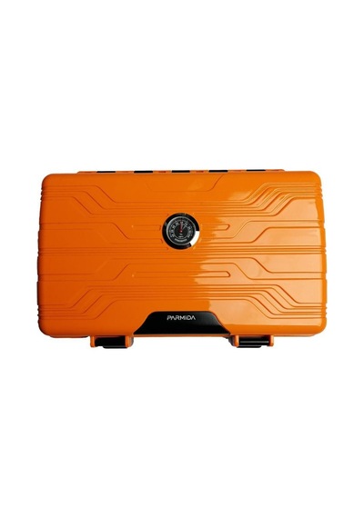 Seyhat Tipi Turuncu-siyah Humidor Puro Kutusu - Tr3668