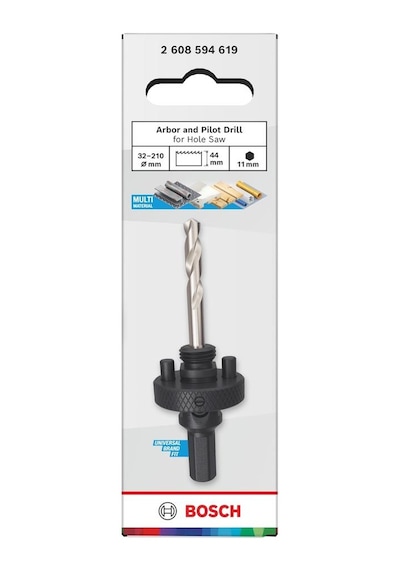 Bosch 32-210 Mm Vidalı Delik Testeresi Uyumlu Panç Adaptörü 2608594619