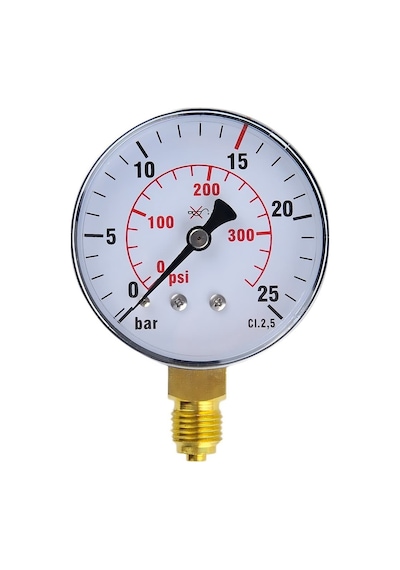 Simga 0-10 Bar Çap Ø63 MM ALTtan Bağlantılı Kuru Tip Manometre