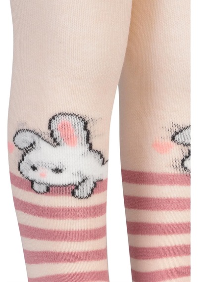Civil Baby Mini Bunny 6-18 Ay Bebek Kız Külotlu Çorap - Bej