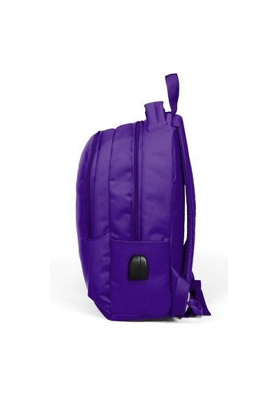 Coral High Okul Ve Beslenme Çantası Seti - Kız Çocuk Mor - Usb Soketli