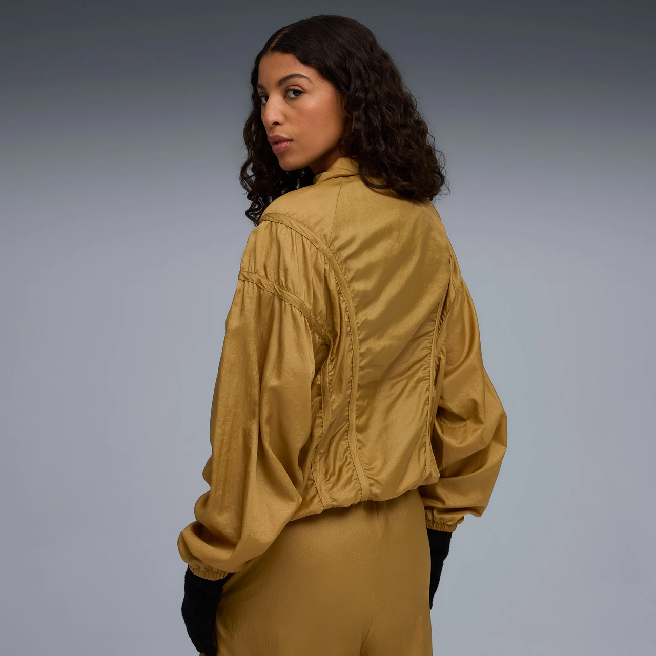 Puma Dare To Oversized Woven Kadın Sarı Ceket 632148 Sarı