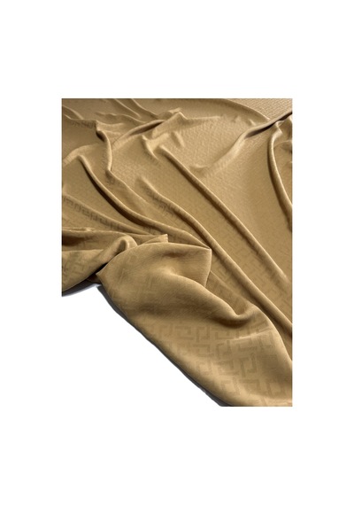 Jakarlı Tencel Viskon En 150 Cm Dökümlü Ve Yumuşak Camel