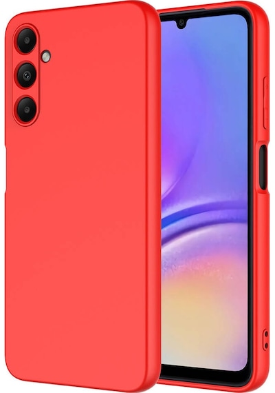 Noktaks - Galaxy Uyumlu A15 Uyumlu - Kılıf İçi Kadife Koruyucu Mara Lansman Kapak - Kırmızı - T31060 Kirmizi