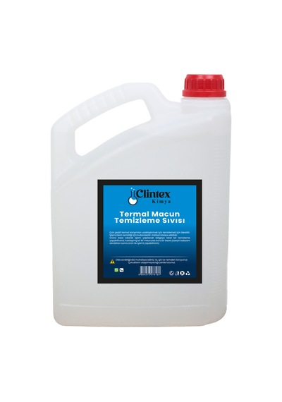 Clintex Kimya Termal Macun Temizleme Sıvısı 3 Lt