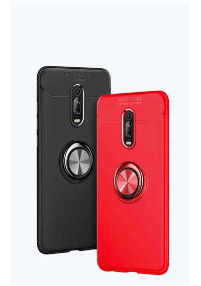 Xiaomi Mi 9t Kılıf Zore Ravel Silikon Kapak Kırmızı