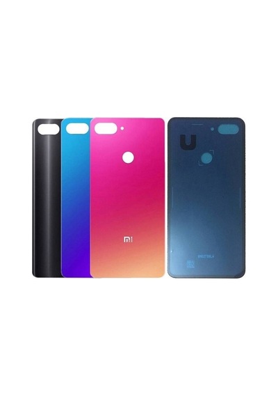 Xiaomi Mi 8 Lite Arka Kapak Batarya Kapağı Mavi