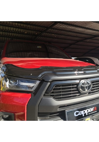 Toyota Uyumlu Hilux Ön Kaput Koruyucu Rüzgarlığı Yarasa Model 2021 2022