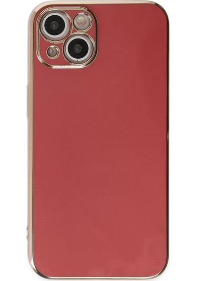Newface Apple İphone 14 Kılıf Volet Silikon - Kırmızı