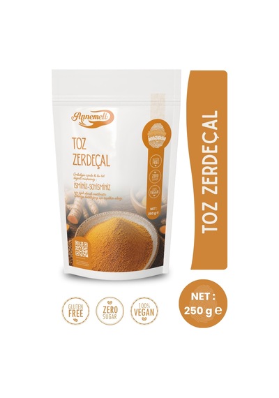 Toz Zerdeçal Doğal , Katkısız 250g Anne Elinden Sofranıza