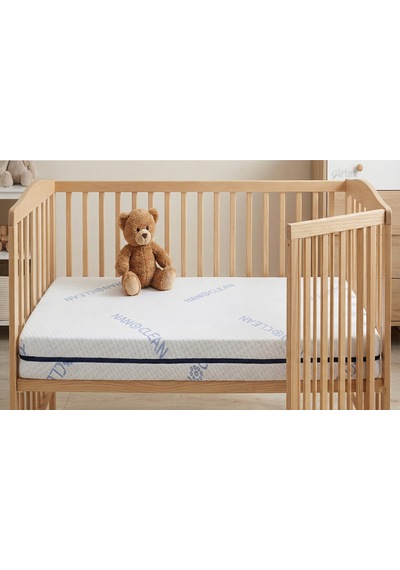 10cm Süngerli Bebek Çocuk Beşik Yatağı Nano 70x110 Yıkanabilir Kılıflı Park Yatak Oyun Parkı 70 x 110 CM