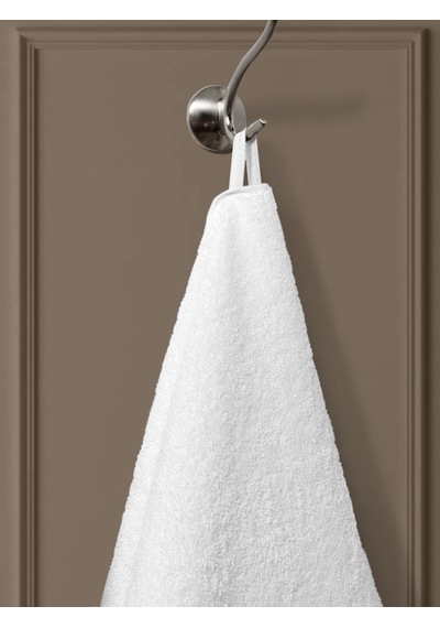 Cotton Ladın Banyo Havlusu 90x150 Beyaz