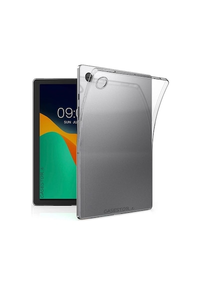 Samsung Uyumlu Galaxy Tab A8 10.5 X200 Kılıf Şeffaf Korumalı Lüx Silikon