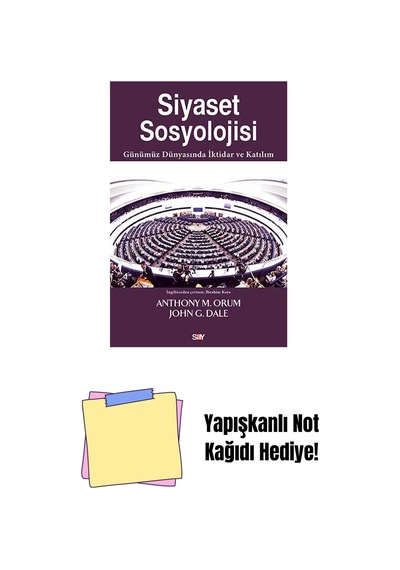 Siyaset Sosyolojisi + Yapışkanlı Not Kağıdı