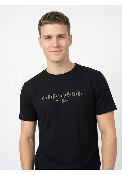 LOFT Regular Fit Erkek Tshirt K.kol Lf2041024 Q1.v1 Siyah